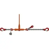Dolezych Zurrkette DoRa, mit Gabelkopfhaken & Ratschspanner, Ø 8 mm x 2 m, 1-teilig, Güteklasse 8, bis 4000 kg / 4000 daN