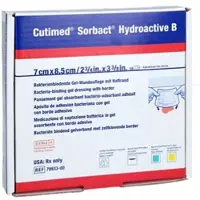 Acti Medi GmbH Cutimed Sorbact Hydroactive B Gel-v.7x8,5 Cm Haft. 10 St