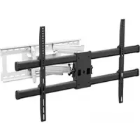 ONKRON TV-Wandhalterung M10-BW, bis 100 kg, neigbar, schwenkbar, bis 60 cm ausziehbar, 42-120 Zoll