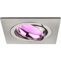 LEDVION LED Einbaustrahler Edelstahl RGB dimmbar Wifi