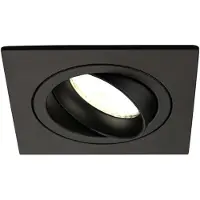 LEDVION LED Einbaustrahler Schwarz 3W dimmbar Neutralweiss