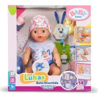 Mga Baby Born Fun Bathroom Lukas Puppe 36 cm