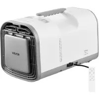 Vevor Mobile Klimaanlage 530W, 3000BTU Tragbare Klimaanlage für DC24V/AC, Mobiles Klimagerät mit Abluftschlauch Fernbedienung 24h Timer, Camping-Klimagerät mit 200m³/h Luftstrom für Wohnmobil Zelt LKW