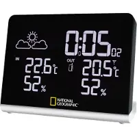 National Geographic 9070500 Wetterstationsanzeige Schwarz Schwarz One Size