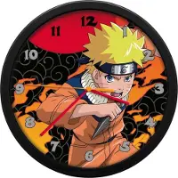 Kids Euroswan Naruto Naruto Shippuden Wanduhr Schwarz Schwarz One Size
