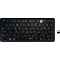Kensington K75502DE, Mini, Kabellos, Bluetooth, Scherenschalter, QWERTY, Schwarz