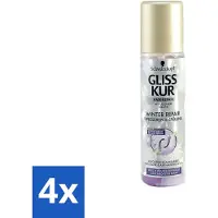 Schwarzkopf Gliss-Kur - Anti-Tangle Spray - Winter Repair - Leichtes Kämmen - 200 ml - Vorteilspack - 4 Stücke