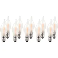 Hellum Ersatzkerzen LED-Filament 10-55V 0,5W, 10Stk E10, 4-24 Brennstellen innen 151312