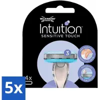 Wilkinson - Intuition Sensitive Touch Nachfüllklingen - Mit Aloe Vera - 3 Rasierklingen - Vorteilspack - 5 Stücke