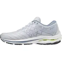Mizuno WAVE INSPIRE 18 W Damen Laufschuhe, Schwarz/Silber/Ebenholz, Gr. EU 36.5