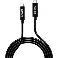 Lindy 43348, 3 m, USB C, USB C, USB 3.2 Gen 2 (3.1 Gen 2), 10 Gbit/s, Schwarz