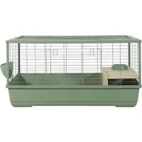 Zolux Neolife Connect 100 Hasen- & Meerschweinchen-Käfig, Grün, 101,5 x 54 x 51 cm, recycelter Kunststoff, verbindbar