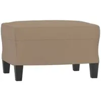 Décoshop26 - Fußhocker 60 x 50 x 41 cm aus braunem PVC DEC030108 DEC030108
