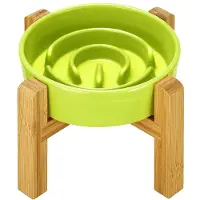 OEM Keramische Hundebassin für kleine Rassen - Ø 16 cm - limonengrün
