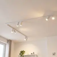 Licht-Erlebnisse Spot Strahler Metall GU10 verstellbar Weiß Modern Lampe