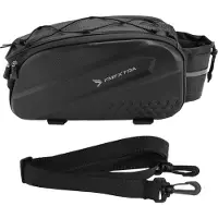 Lixada Fahrrad hinten Gepäckträger Tasche Wasser Beweis 14L EVA Hard Bike zurück Sitz Tasche mit reflektierenden Streifen für den Radsport-Zubehör