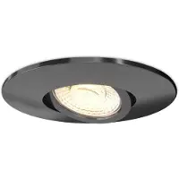 LEDVION LED Einbaustrahler Schwarz 6W CCT Neutralweiss wasserdicht IP65