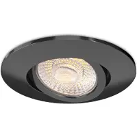 LEDVION LED Einbaustrahler Schwarz 3W CCT Neutralweiss wasserdicht IP65
