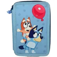 Kids Euroswan Bluey 2 Etuis Mit Reißverschluss Blau Blau One Size