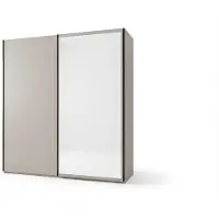 BM-Möbel Napoli 4 Kleiderschrank - Kaschmir - 120 x 67 x 245 cm