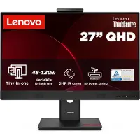 Lenovo ThinkCentre TIO27 Gen6 Monitor, 68,6 cm (27"), 2560 x 1440 Pixel, Quad HD, LED, 6 ms, Schwarz