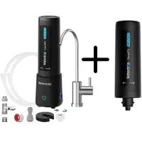 Waterdrop UL12B Untertisch Wasserfilter System mit 1 zusätzlicher WD-FUL12-Ersatzfilter