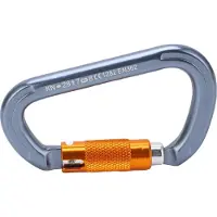 Gistuch Kletterkarabiner, rutschfest, robust, langlebig, Clip für Camping, Gletscherwandern