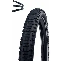 Bike-parts 1 x Schwalbe Johnny Watts Drahtreifen Performance DD GreenGuard ADDIX 29 x 2,60 (65-622) Schwarz/Reflex inkl. Reifenheber