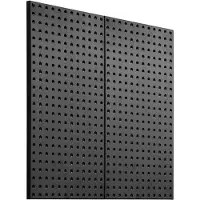 SUGIFT Werkzeugwand, 81x40cm, Lochwand 2 Platten, robuster Stahl-Stecktafel-Wand-Organizer, für Wohnzimmer, Garage, Werkzeugaufbewahrung, Werkbank