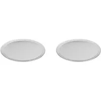 Typecat 2Stück 10-Zoll-Backblech für Pizza Aus Aluminium mit Breitem Rand - Langlebig, Leicht, Perfektes Backen