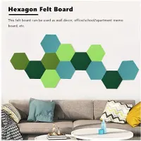 Typecat 15 Teile Sechseck Filz Bord Sechseckigen Filz Wand Aufkleber Multi Funktional 3D Dekorative Haus Anschlag Brett Selbstklebende Kinderzimmer Baseboard