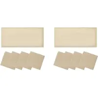 Typecat 8 Stück Abdeckungen für Leuchtstofflampen, Lichtabdeckungen für Deckenleuchten im Klassenzimmer, Magnetische Lichtfilter für das Büro, Khaki