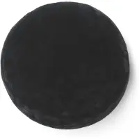 Essenza Mads Furry Anthrazit Dekokissen 45 Round