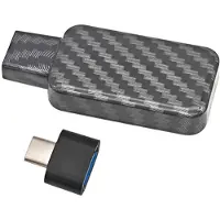 Jojomino Car AI Box Wireless Carplay & Android Auto Box 2in1 Kabelgebundener zu Kabelloser Dongle Plug& Android AUTO CarPlay Adapter