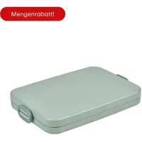 Mepal Brotdose On The Go Take A Break Flat Nordic Sage 800 ml