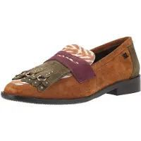 Lazamani Lola Damen Wildleder-Loafer Tan Größe 36