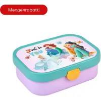 Mepal Campus Brotdose mit Bento-Einsatz und Gabel - Disney Princess - Vesperdose - Einschulung
