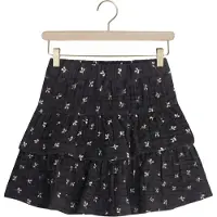 House of Jamie Mädchen Röcke Ruffled Skirt - Zwart - Größe 98/104
