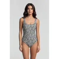 And Other Stories & Other Stories Cherry Reversible Swimsuit Blue Größe: 32 | Badeanzüge Outlet | Damen | Blau
