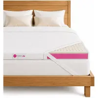 MARPUR Latex Topper 100x200 cm, 5 cm, H3, Matratzenauflage für Allergiker