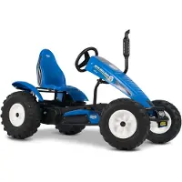 Berg Tretfahrzeug Go-Kart New Holland BFR, blau, LxBxH: 158x88x102 cm; 07.11.03.00