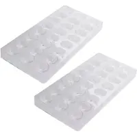 Jojomino 2X 24 Löcher Halb Kugel Schokoladen Form Polycarbonat Schokoladen Riegel Form Halb Kugel Süßigkeiten Hersteller Form Back Formen