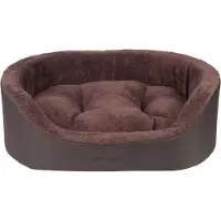 Amiplay Hundeliegeplatz/Katzenliegeplatz Ellipse ASPEN, Braun L