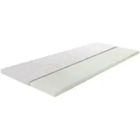 Sconto Kaltschaum Topper ¦ weiß ¦ Maße (cm): B: 120 H: 8