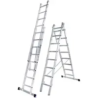 Iller-Leiter Iller Mehrzweckleiter Eurostars 2x12 Sprossen