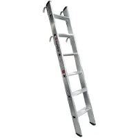 Euroline Premium 30182 Alu-Regalleiter mit 6 Stufen