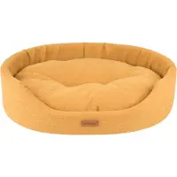 Amiplay Hundeliegeplatz/Katzenliegeplatz Oval MONTANA, Gelb XXL