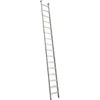 Euroline Premium 30176 Alu Stufenanlegeleiter mit Vario Einhängehaken Ø 60mm 16 Stufen
