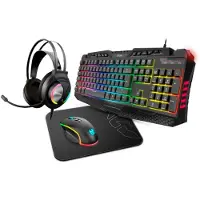 Krom Kritic Gaming-set Maus Tastatur Headset Mauspad