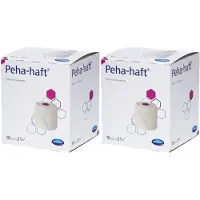 Peha-haft Fixierbinde latexfrei 10 cmx21 m 2x 2x1 St Binden